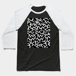 Geometric Labyrinth Baseball T-Shirt